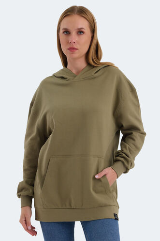 Slazenger - Slazenger VIOLENCE Women's Sweatshirt Khaki