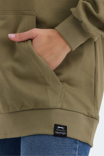 Slazenger VIOLENCE Women's Sweatshirt Khaki - Thumbnail