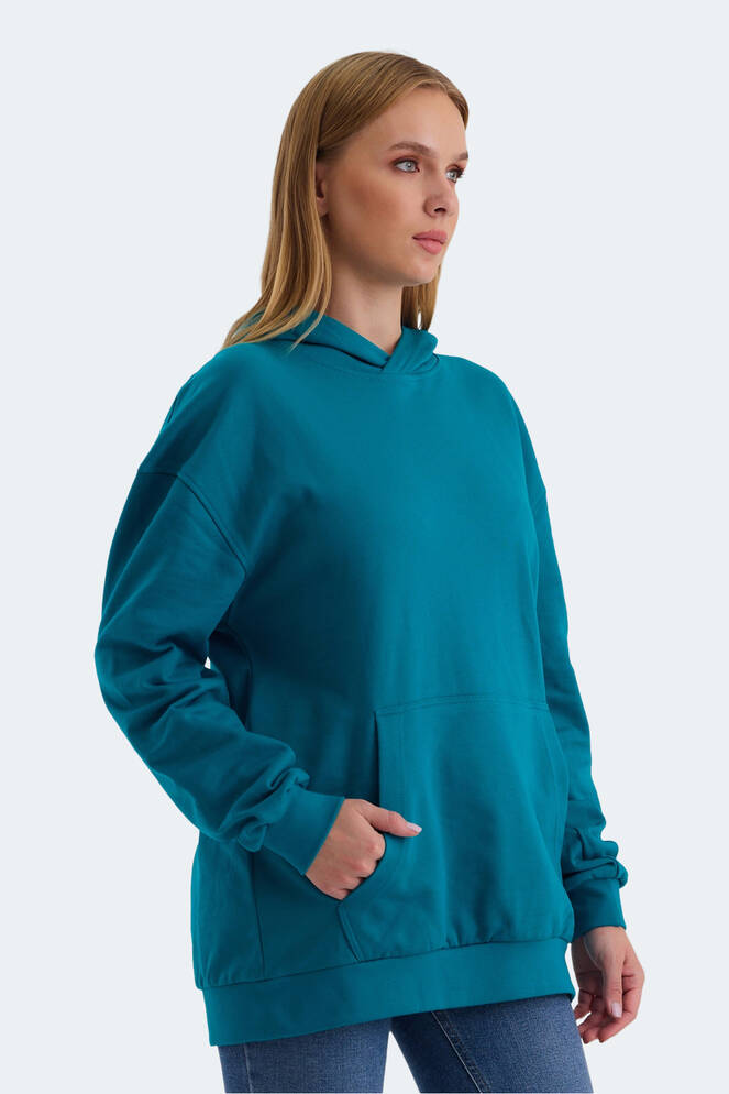Slazenger VIOLENCE Women's Sweatshirt Petrol