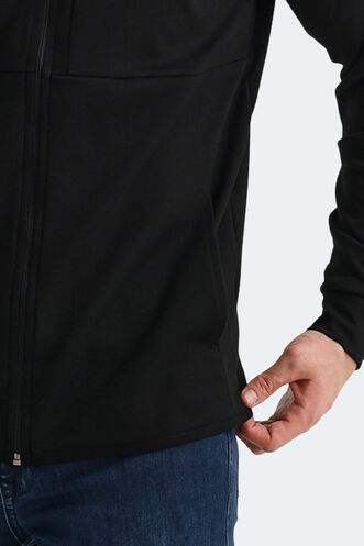 Slazenger VIOLET Men's Sweatshirt Black - Thumbnail