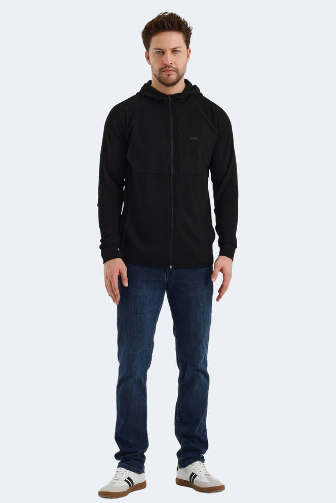 Slazenger VIOLET Men's Sweatshirt Black