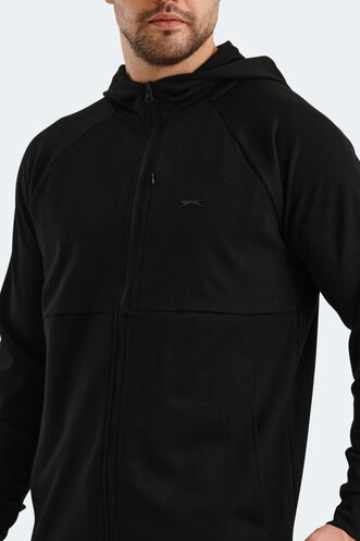 Slazenger VIOLET Men's Sweatshirt Black - Thumbnail
