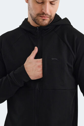 Slazenger VIOLET Men's Sweatshirt Black - Thumbnail