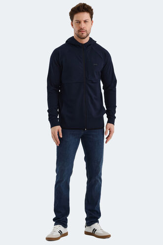 Slazenger VIOLET Men's Sweatshirt Navy - Thumbnail