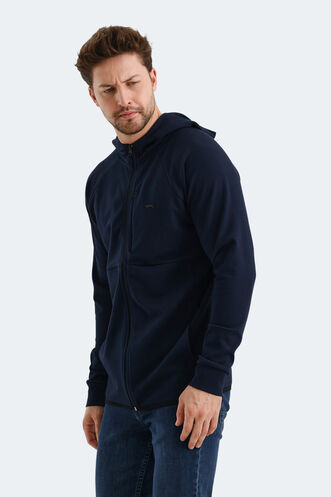 Slazenger VIOLET Men's Sweatshirt Navy - Thumbnail