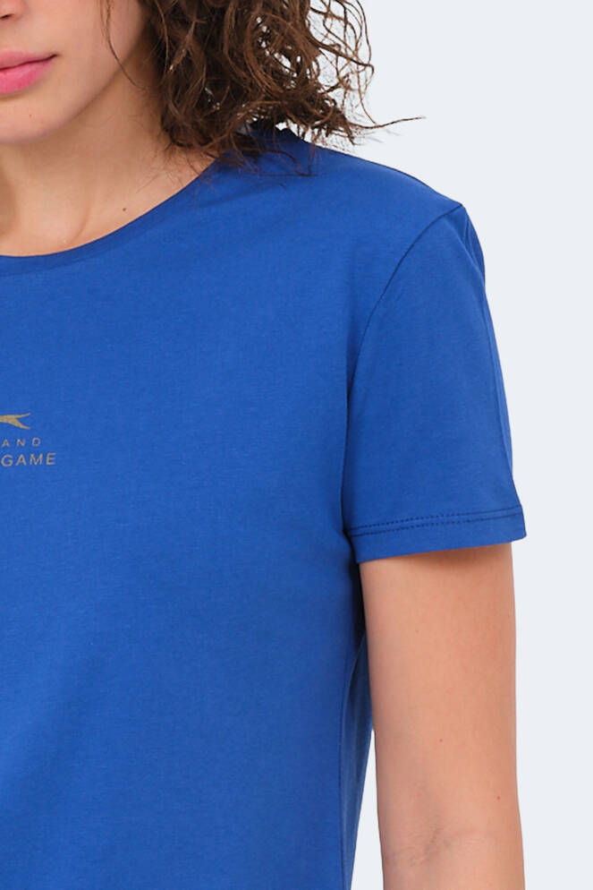 Slazenger VIRAJ Kadın Tişört Kraliyet Mavisi