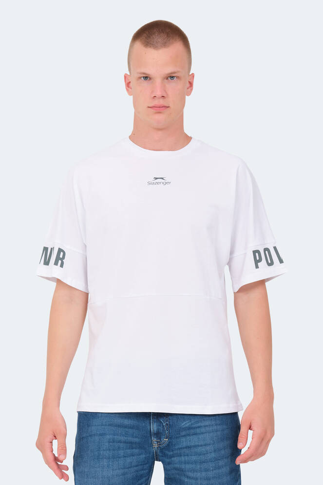 Slazenger VISION Erkek T-Shirt Beyaz