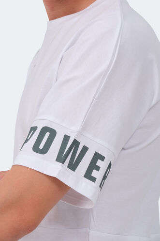 Slazenger VISION Erkek T-Shirt Beyaz - Thumbnail