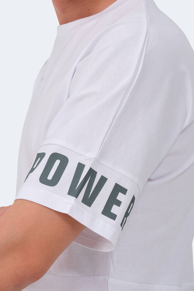 Slazenger VISION Erkek T-Shirt Beyaz
