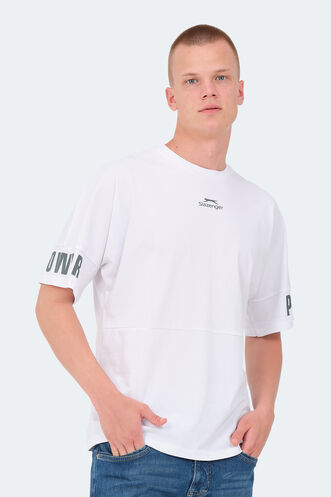 Slazenger VISION Erkek T-Shirt Beyaz - Thumbnail