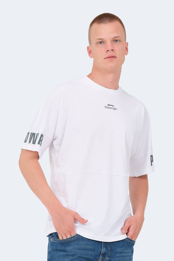 Slazenger VISION Erkek T-Shirt Beyaz
