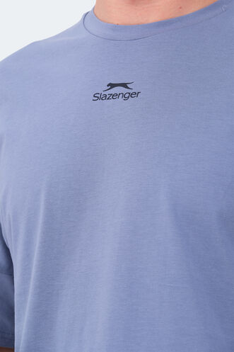 Slazenger VISION Erkek T-Shirt Mavi - Thumbnail