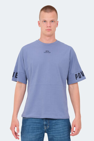 Slazenger - Slazenger VISION Erkek T-Shirt Mavi
