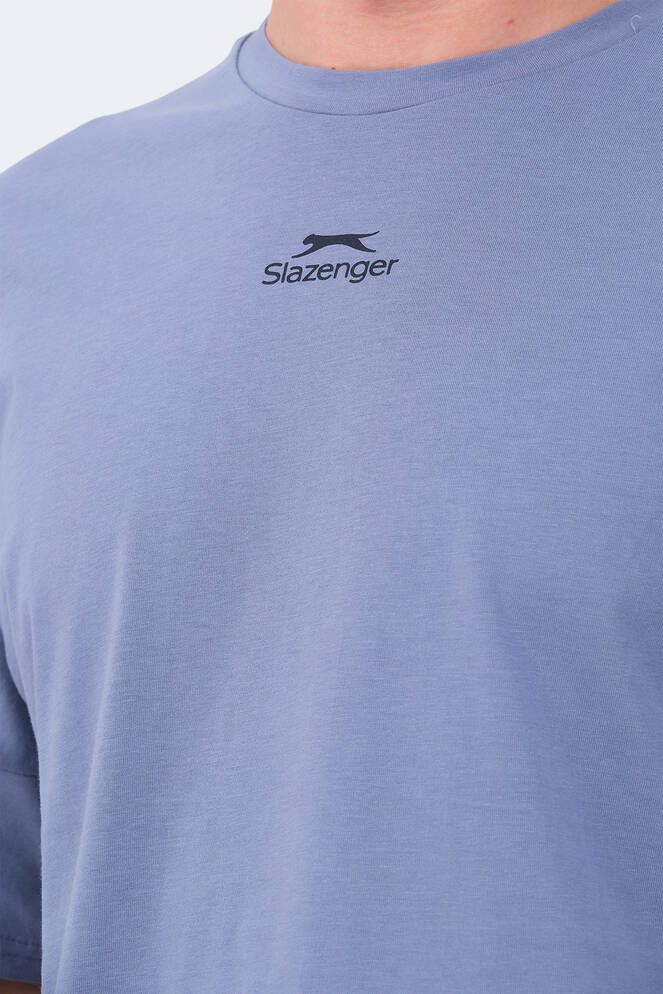 Slazenger VISION Erkek T-Shirt Mavi