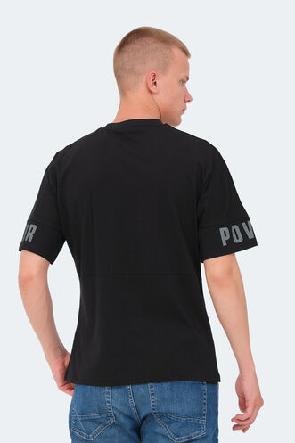 Slazenger VISION Erkek T-Shirt Siyah - Thumbnail