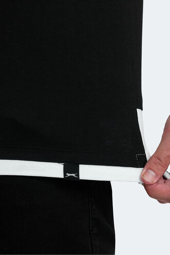Slazenger VISITOR Erkek T-Shirt Siyah - Thumbnail