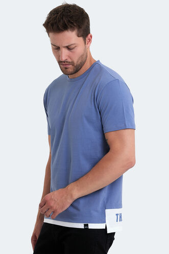 Slazenger VISITOR Men's T-Shirt Blue - Thumbnail