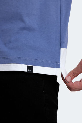 Slazenger VISITOR Men's T-Shirt Blue - Thumbnail