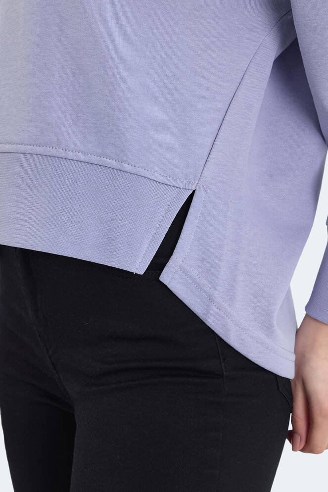 Slazenger VITAL OVERSIZE Kadın Sweatshirt Lila