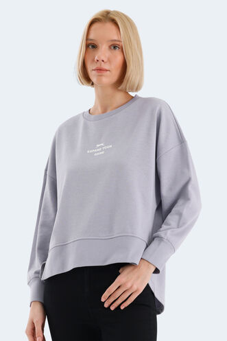 Slazenger - Slazenger VITAL OVERSIZE Women's Sweatshirt Lilac