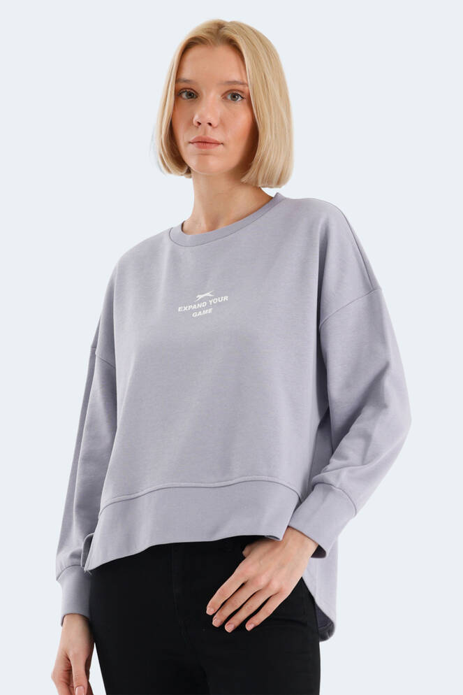 Slazenger VITAL OVERSIZE Women's Sweatshirt Lilac