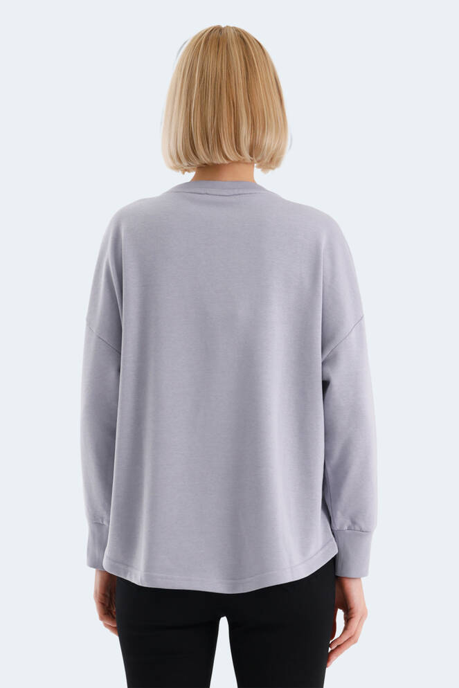 Slazenger VITAL OVERSIZE Women's Sweatshirt Lilac