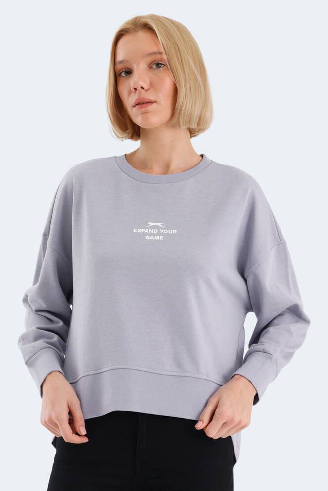 Slazenger VITAL OVERSIZE Women's Sweatshirt Lilac