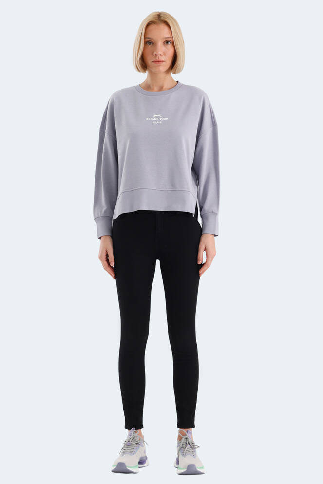 Slazenger VITAL OVERSIZE Women's Sweatshirt Lilac