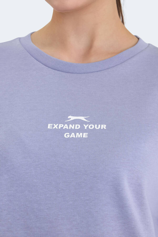 Slazenger VITAL OVERSIZE Women's Sweatshirt Lilac