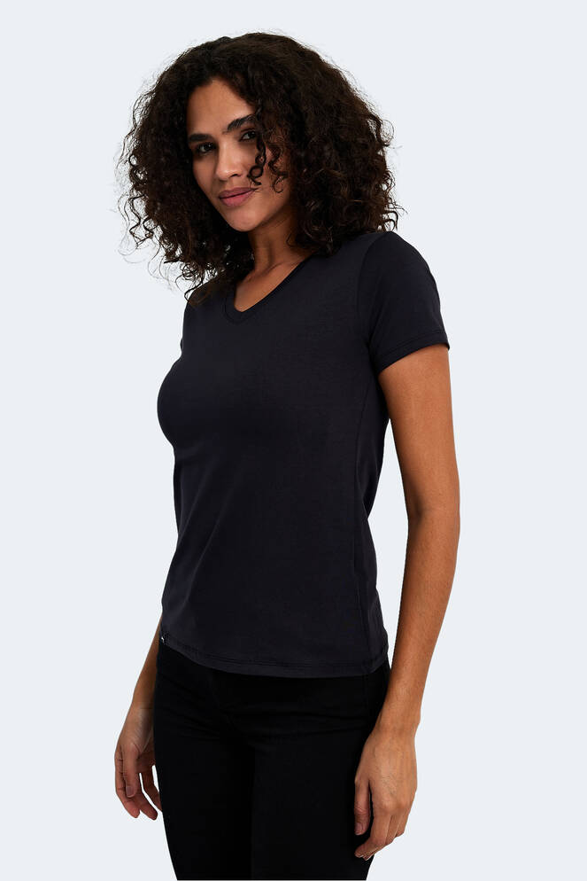 Slazenger VIVEK Kadın Tişört Petrol Mavi