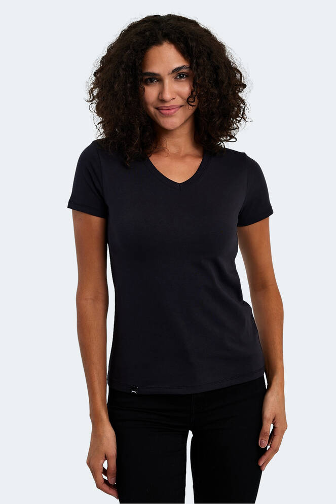 Slazenger VIVEK Kadın Tişört Petrol Mavi