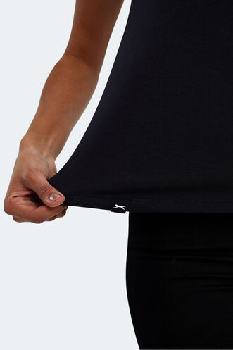 Slazenger VIVEK Kadın Tişört Petrol Mavi - Thumbnail