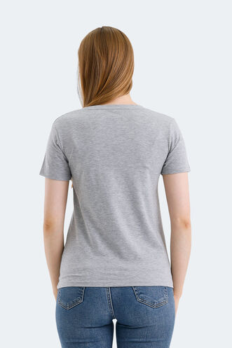 Slazenger VIVEK Women's T-Shirt Gray - Thumbnail