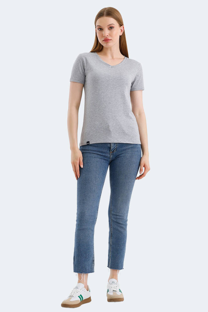 Slazenger VIVEK Women's T-Shirt Gray