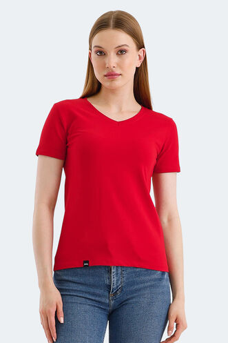 Slazenger - Slazenger VIVEK Women's T-Shirt Red
