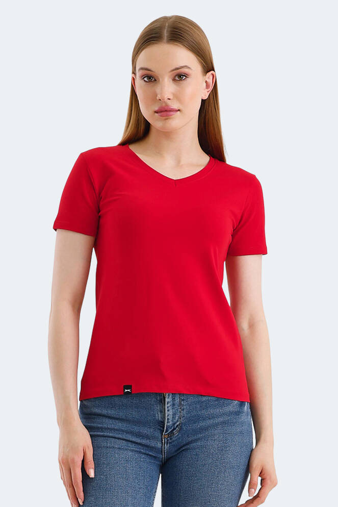Slazenger VIVEK Women's T-Shirt Red