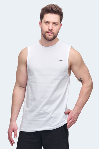 Slazenger - Slazenger VIZON Erkek Atlet Beyaz