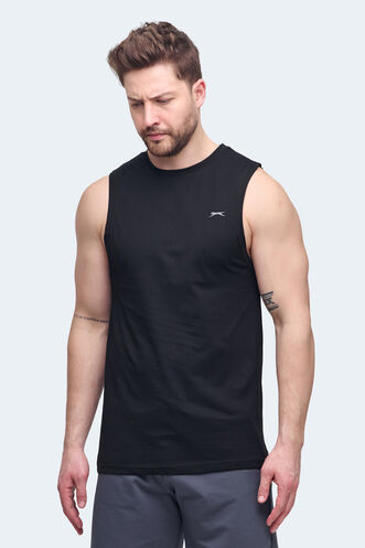 Slazenger VIZON Men's Tank Top Black - Thumbnail