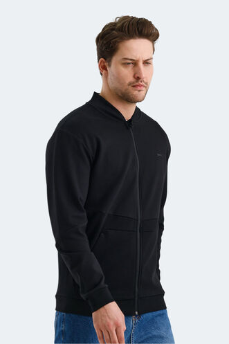 Slazenger VLAD Men's Sweatshirt Black - Thumbnail