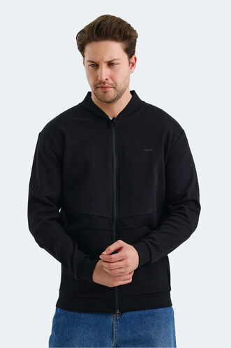 Slazenger VLAD Men's Sweatshirt Black - Thumbnail
