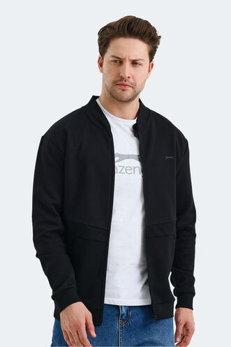 Slazenger VLAD Men's Sweatshirt Black - Thumbnail