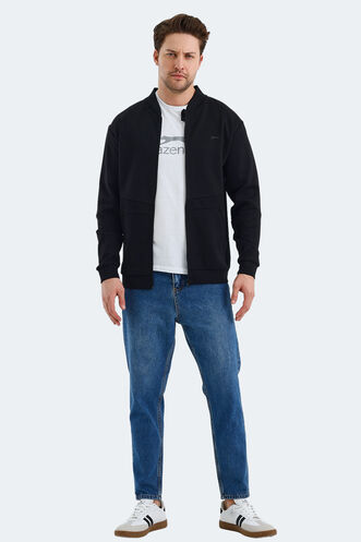 Slazenger VLAD Men's Sweatshirt Black - Thumbnail