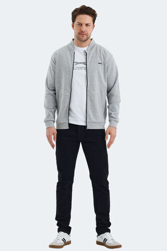 Slazenger VLAD Men's Sweatshirt Grey - Thumbnail