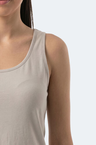 Slazenger VLADLEN Women's Tank Top Stone Gray - Thumbnail