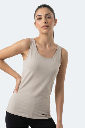 Slazenger VLADLEN Women's Tank Top Stone Gray - Thumbnail