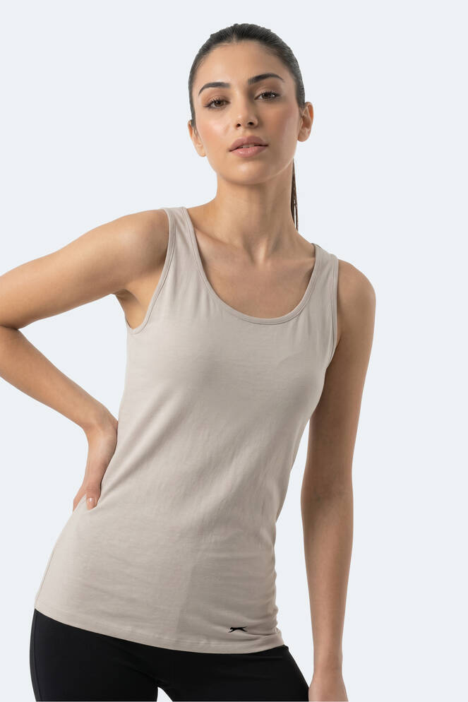 Slazenger VLADLEN Women's Tank Top Stone Gray