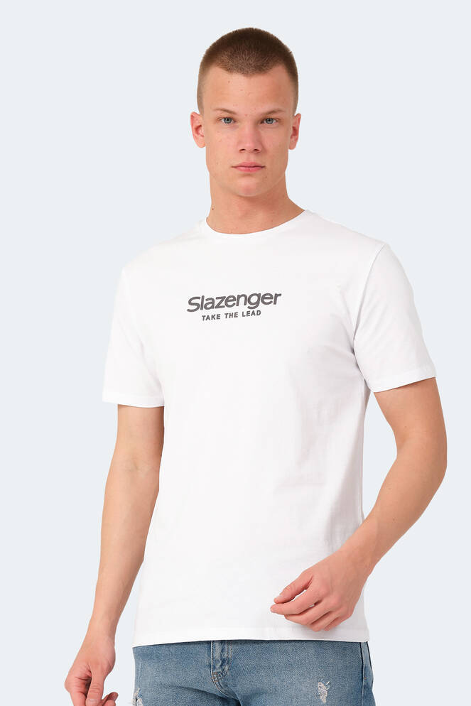 Slazenger VOITTO Erkek T-Shirt Beyaz