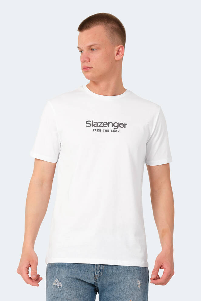 Slazenger VOITTO Erkek T-Shirt Beyaz