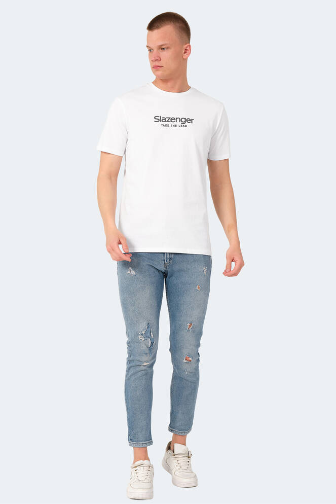 Slazenger VOITTO Erkek T-Shirt Beyaz