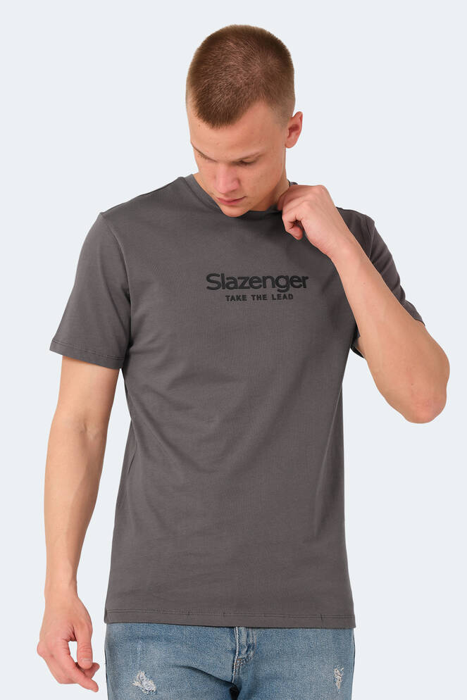 Slazenger VOITTO Erkek T-Shirt Koyu Gri